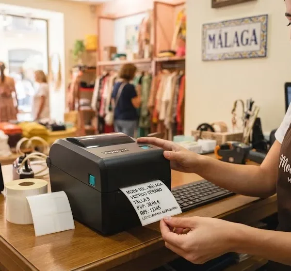 Impresoras de etiquetas autoadhesivas para comercios en Málaga